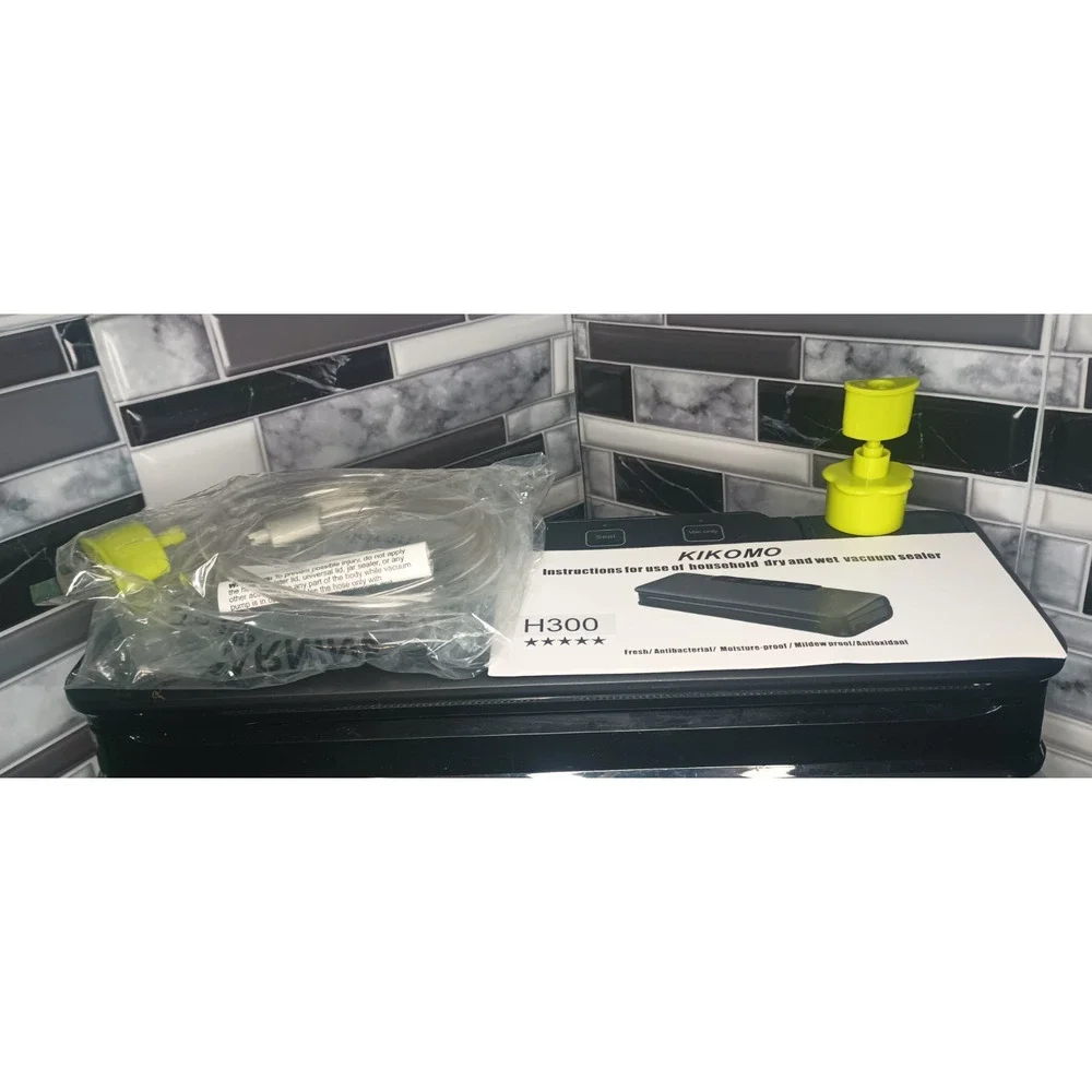 Kikomo Vacuum Sealer Machine Food Saver New Dry Moist Foods Strong Suction W Box